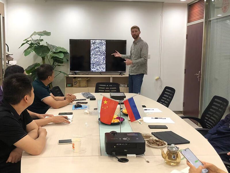 Russian delegation at EP Machinery technical meeting